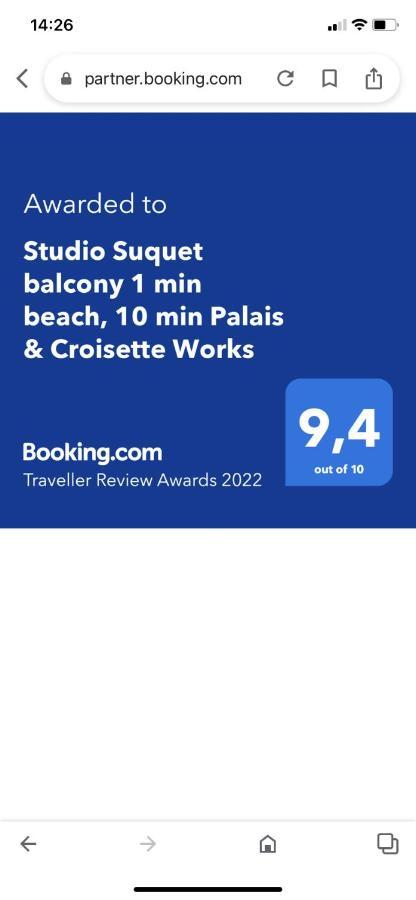 Studio Suquet Balcony 1 Min Beach, 10 Min Palais & Croisette Works Cannes Eksteriør bilde